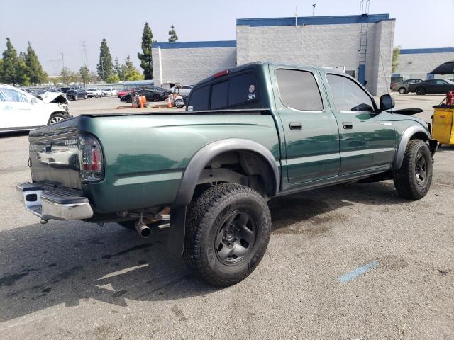 5TEGM92N81Z830775 - 2001 TOYOTA TACOMA DOUBLE CAB PRERUNNER GREEN photo 3
