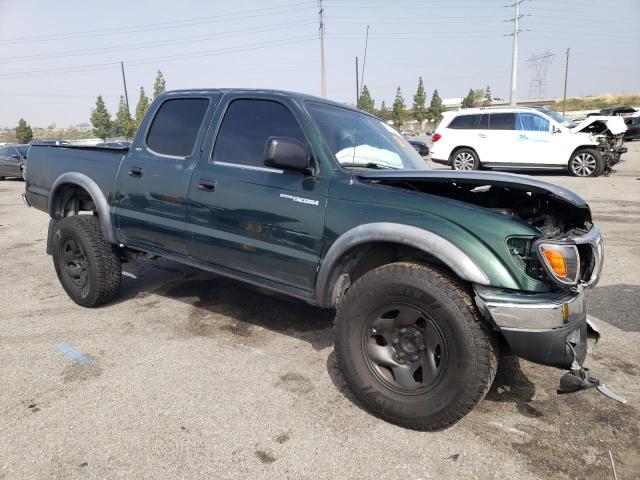 5TEGM92N81Z830775 - 2001 TOYOTA TACOMA DOUBLE CAB PRERUNNER GREEN photo 4