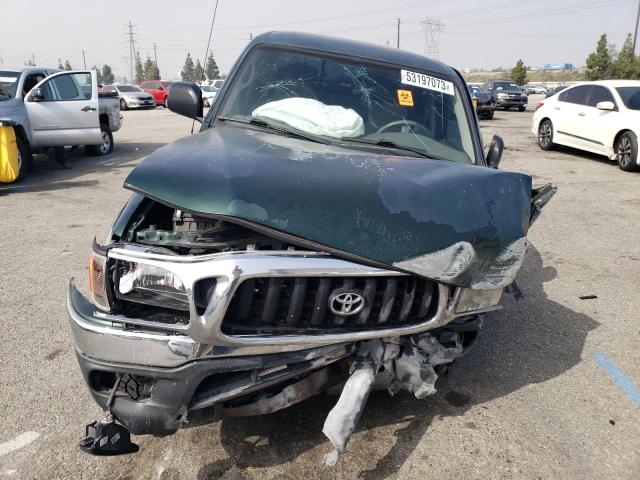 5TEGM92N81Z830775 - 2001 TOYOTA TACOMA DOUBLE CAB PRERUNNER GREEN photo 5