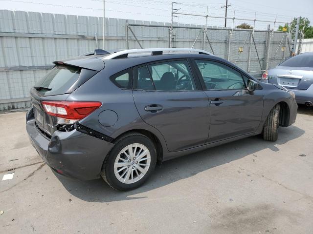 4S3GTAB64J3745430 - 2018 SUBARU IMPREZA PREMIUM GRAY photo 3