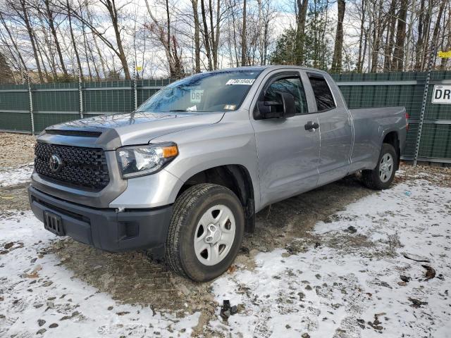 5TFCY5F13MX028519 - 2021 TOYOTA TUNDRA DOUBLE CAB SR/SR5 SILVER photo 1
