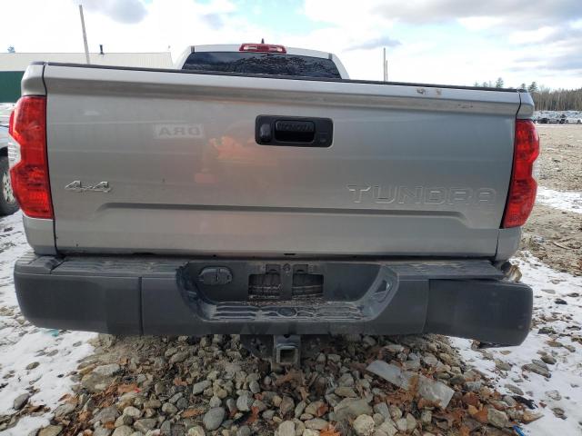 5TFCY5F13MX028519 - 2021 TOYOTA TUNDRA DOUBLE CAB SR/SR5 SILVER photo 6