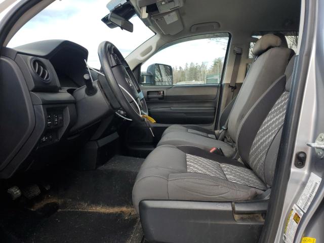5TFCY5F13MX028519 - 2021 TOYOTA TUNDRA DOUBLE CAB SR/SR5 SILVER photo 7