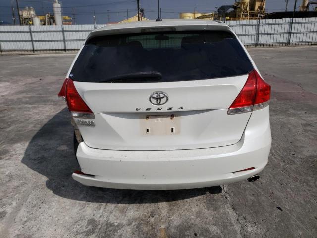 4T3ZA3BB5BU044692 - 2011 TOYOTA VENZA WHITE photo 6