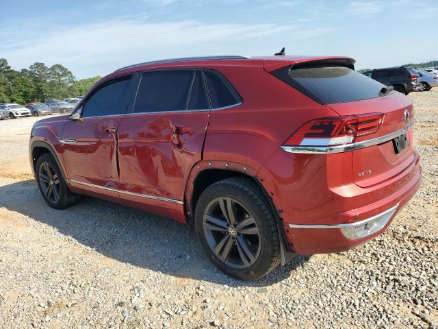 1V2PE2CA6MC229995 - 2021 VOLKSWAGEN ATLAS CROS SE RED photo 2
