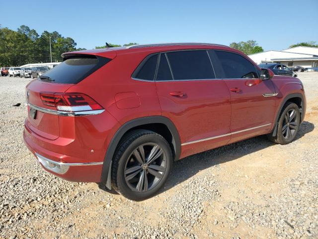 1V2PE2CA6MC229995 - 2021 VOLKSWAGEN ATLAS CROS SE RED photo 3