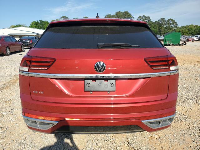1V2PE2CA6MC229995 - 2021 VOLKSWAGEN ATLAS CROS SE RED photo 6