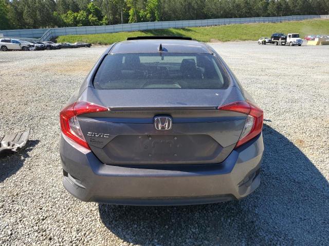 JHMFC1F78JX021262 - 2018 HONDA CIVIC EXL GRAY photo 6