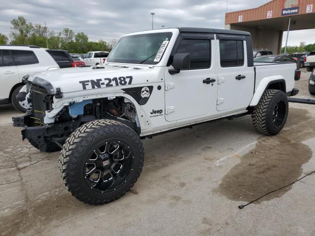 1C6HJTAGXNL153768 - 2022 JEEP GLADIATOR SPORT WHITE photo 1