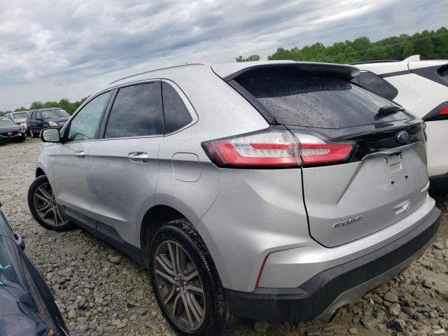 2FMPK3K96KBB59334 - 2019 FORD EDGE TITANIUM SILVER photo 2