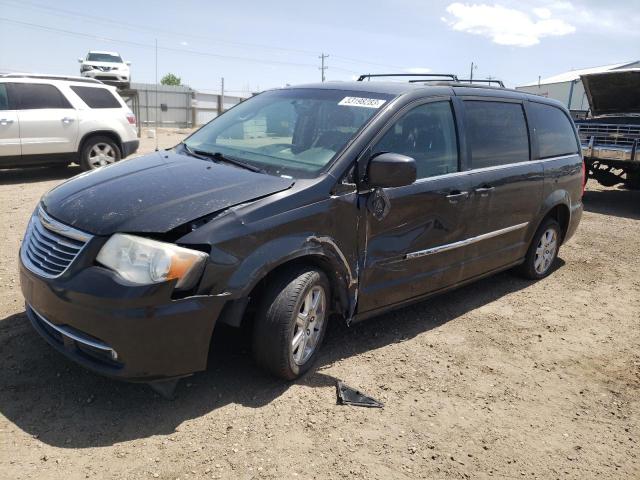 2C4RC1BG5CR251587 - 2012 CHRYSLER TOWN & COU TOURING შავი ფოტო 1