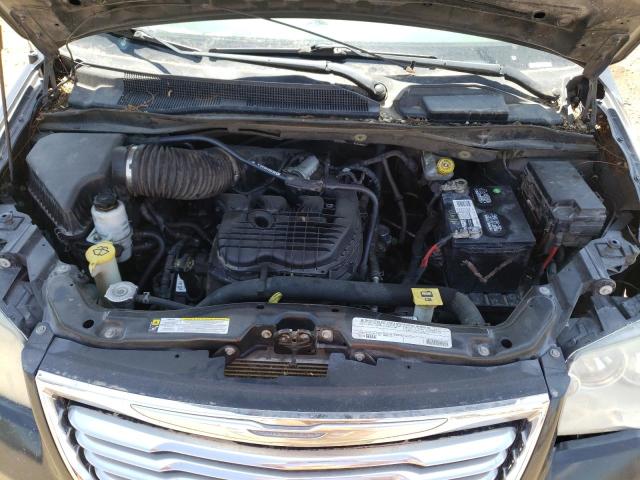 2C4RC1BG5CR251587 - 2012 CHRYSLER TOWN & COU TOURING შავი ფოტო 12