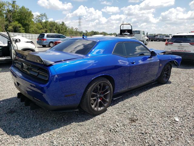 2C3CDZFJ1MH521207 - 2021 DODGE CHALLENGER R/T SCAT PACK BLUE photo 3