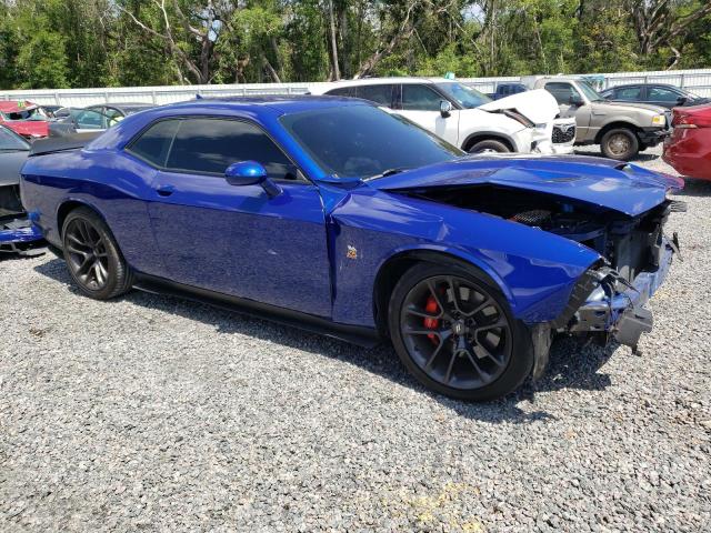 2C3CDZFJ1MH521207 - 2021 DODGE CHALLENGER R/T SCAT PACK BLUE photo 4