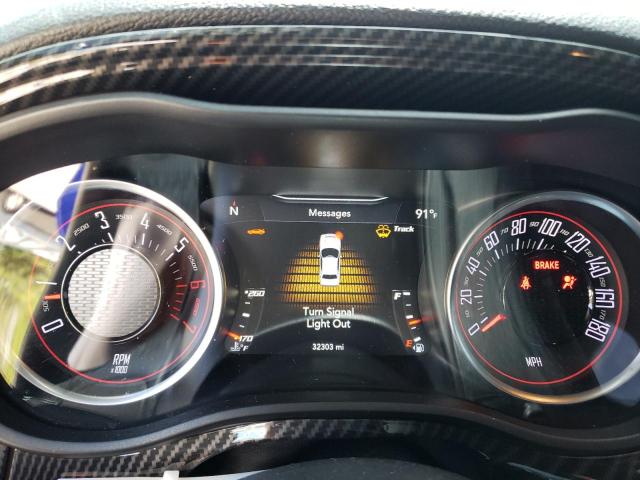 2C3CDZFJ1MH521207 - 2021 DODGE CHALLENGER R/T SCAT PACK BLUE photo 9