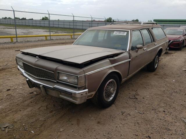 1G1AN35H8EX153853 - 1984 CHEVROLET CAPRICE CLASSIC BROWN photo 2