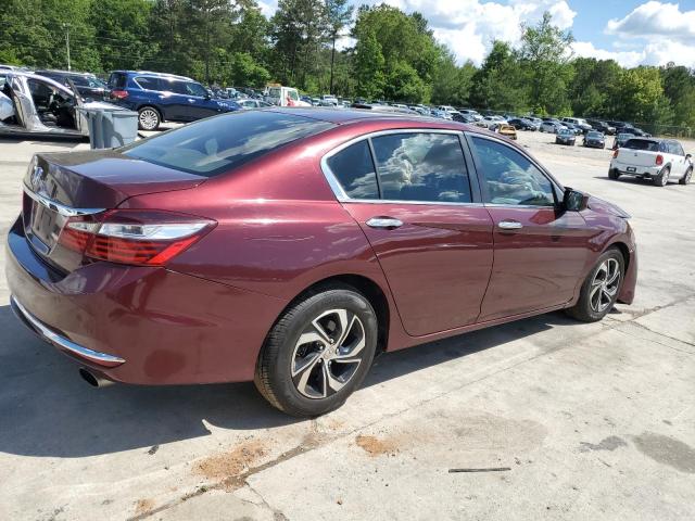 1HGCR2F3XHA059712 - 2017 HONDA ACCORD LX BURGUNDY photo 3