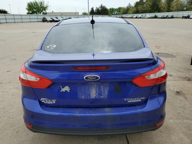 1FADP3J28EL208329 - 2014 FORD FOCUS TITANIUM BLUE photo 6