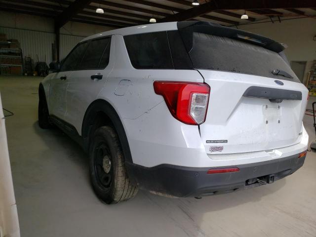 1FM5K8AB1NGB58937 - 2022 FORD EXPLORER POLICE INTERCEPTOR WHITE photo 2