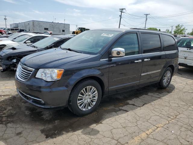 2C4RC1CG7DR614665 - 2013 CHRYSLER TOWN & COU TOURING L BLUE photo 1