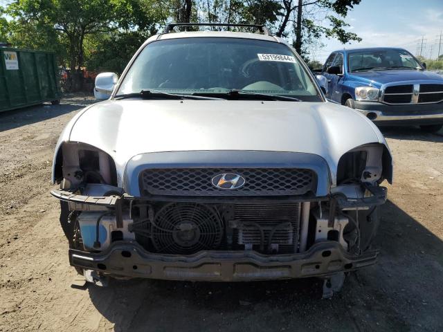 KM8SC73D33U477084 - 2003 HYUNDAI SANTA FE GLS SILVER photo 5