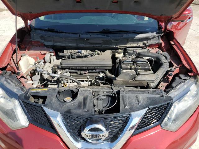 5N1AT2MV7GC881538 - 2016 NISSAN ROGUE S RED photo 12