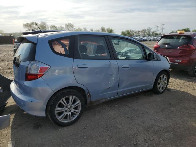 JHMGE8H40AC025324 - 2010 HONDA FIT SPORT BLUE photo 3