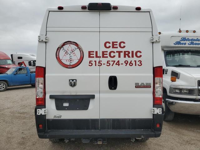3C6LRVDG6ME545969 - 2021 RAM PROMASTER 2500 HIGH WHITE photo 6
