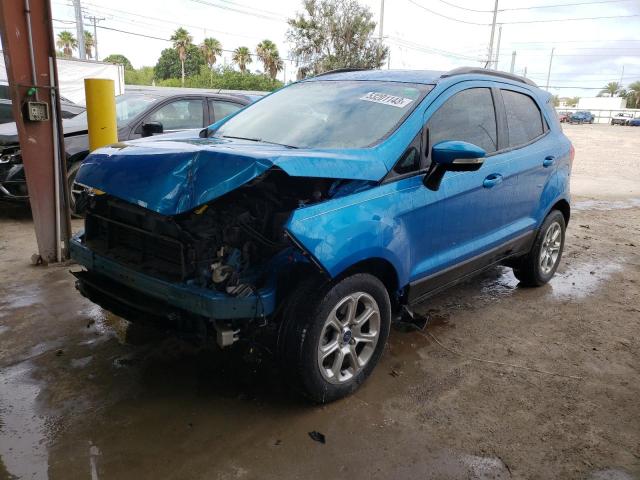 MAJ3P1TEXJC179157 - 2018 FORD ECOSPORT SE Azul foto 1