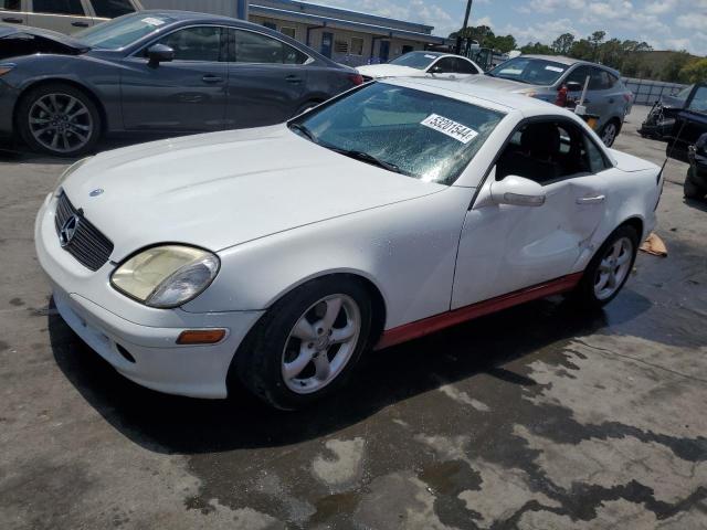 WDBKK65F42F263271 - 2002 MERCEDES-BENZ SLK 320 WHITE photo 1