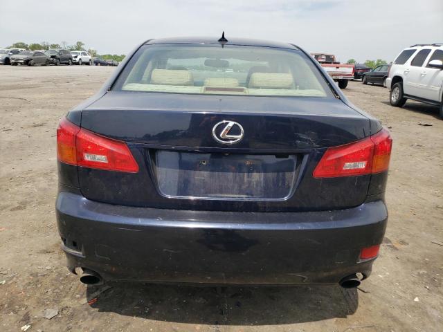 JTHCK262575013253 - 2007 LEXUS IS 250 BLUE photo 6