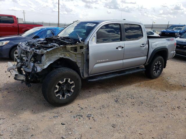 3TMCZ5AN0LM324500 - 2020 TOYOTA TACOMA DOUBLE CAB SILVER photo 1