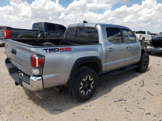 3TMCZ5AN0LM324500 - 2020 TOYOTA TACOMA DOUBLE CAB SILVER photo 3