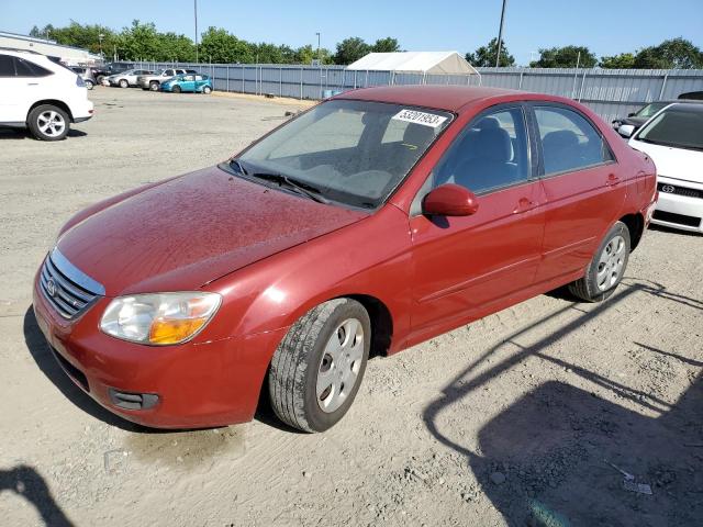 KNAFE122285578113 - 2008 KIA SPECTRA EX RED photo 1