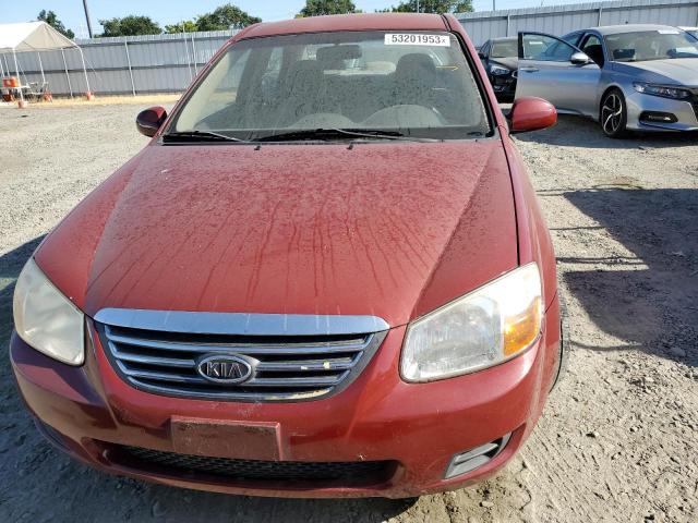 KNAFE122285578113 - 2008 KIA SPECTRA EX RED photo 5