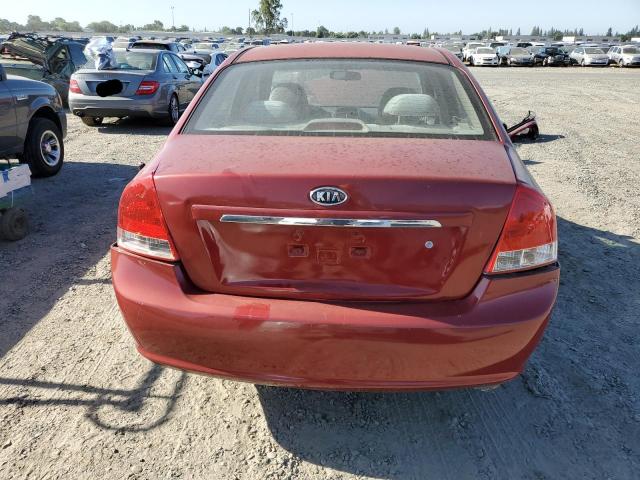 KNAFE122285578113 - 2008 KIA SPECTRA EX RED photo 6