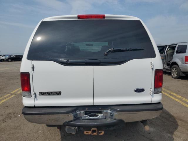 1FMNU41L84EC39908 - 2004 FORD EXCURSION XLT WHITE photo 6