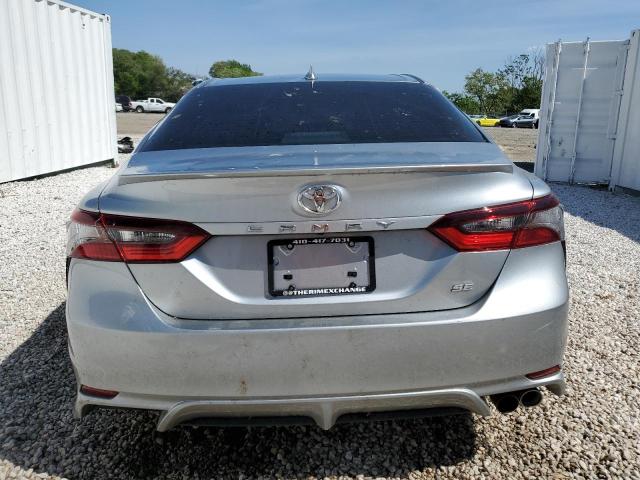 4T1G11AK4PU807833 - 2023 TOYOTA CAMRY SE NIGHT SHADE SILVER photo 6