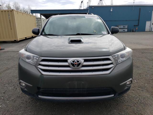 5TDDK3EH7CS104062 - 2012 TOYOTA HIGHLANDER LIMITED GRAY photo 5