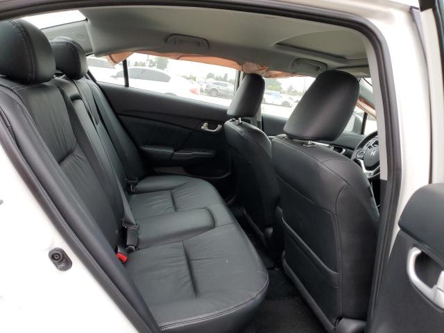 19XFB2F9XFE029611 - 2015 HONDA CIVIC EXL WHITE photo 10