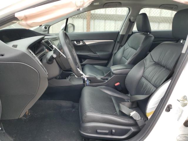 19XFB2F9XFE029611 - 2015 HONDA CIVIC EXL WHITE photo 7
