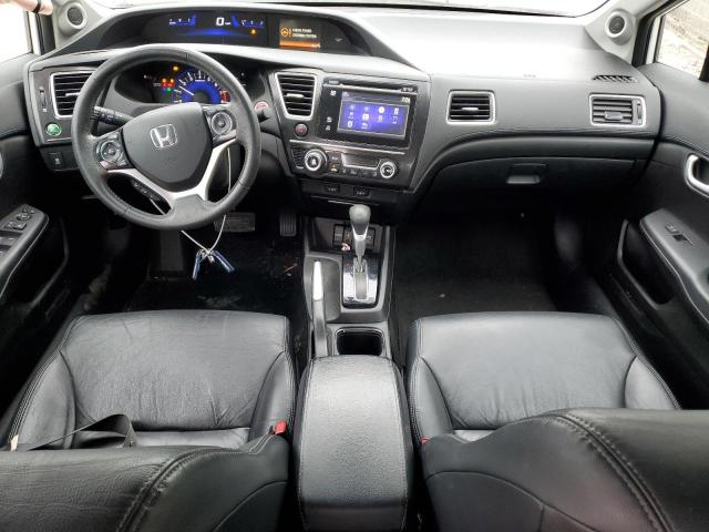 19XFB2F9XFE029611 - 2015 HONDA CIVIC EXL WHITE photo 8