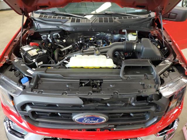 1FTEX1EP8PKE08709 - 2023 FORD F150 SUPER CAB RED photo 11