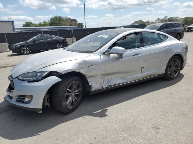 5YJSA1CN2CFP03107 - 2012 TESLA MODEL S GRAY photo 1