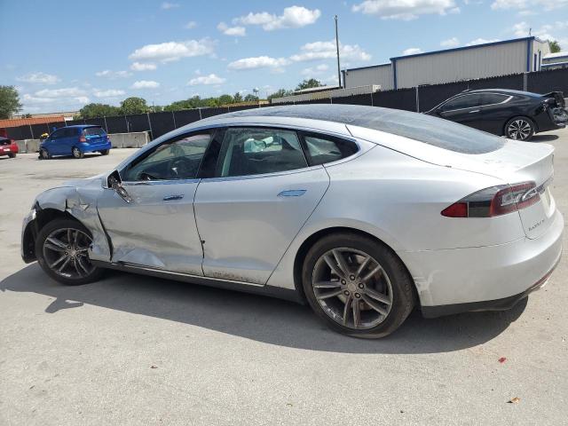 5YJSA1CN2CFP03107 - 2012 TESLA MODEL S GRAY photo 2