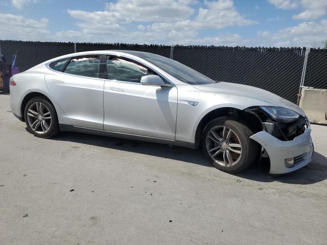 5YJSA1CN2CFP03107 - 2012 TESLA MODEL S GRAY photo 4