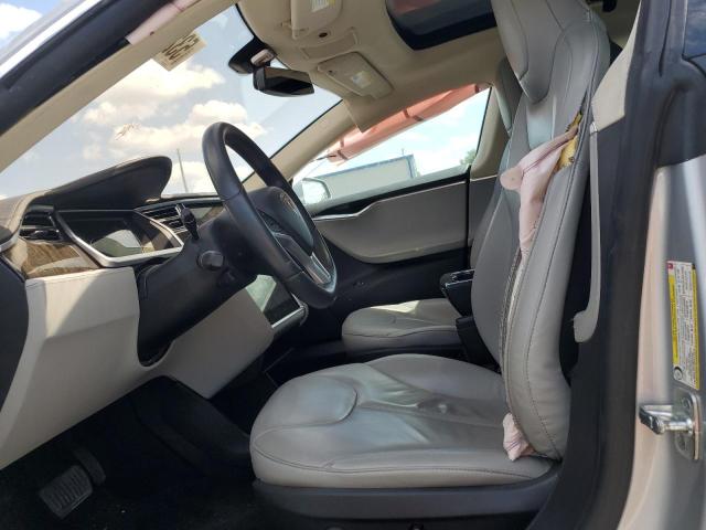 5YJSA1CN2CFP03107 - 2012 TESLA MODEL S GRAY photo 7