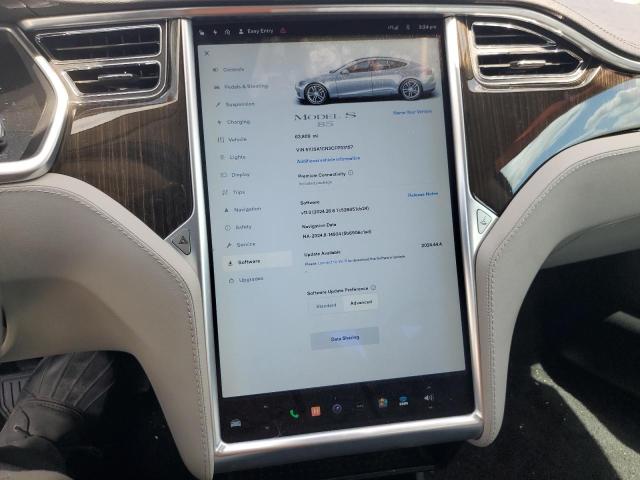 5YJSA1CN2CFP03107 - 2012 TESLA MODEL S GRAY photo 9