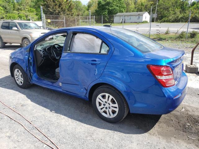 1G1JB5SBXL4105855 - 2020 CHEVROLET SONIC LS 蓝色 照片 2