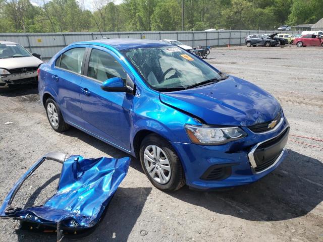 1G1JB5SBXL4105855 - 2020 CHEVROLET SONIC LS 蓝色 照片 4